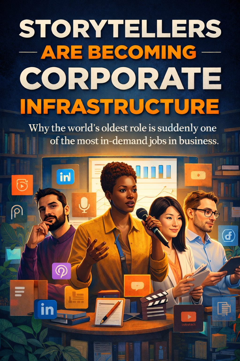 Storytellers Are Becoming Corporate Infrastructure