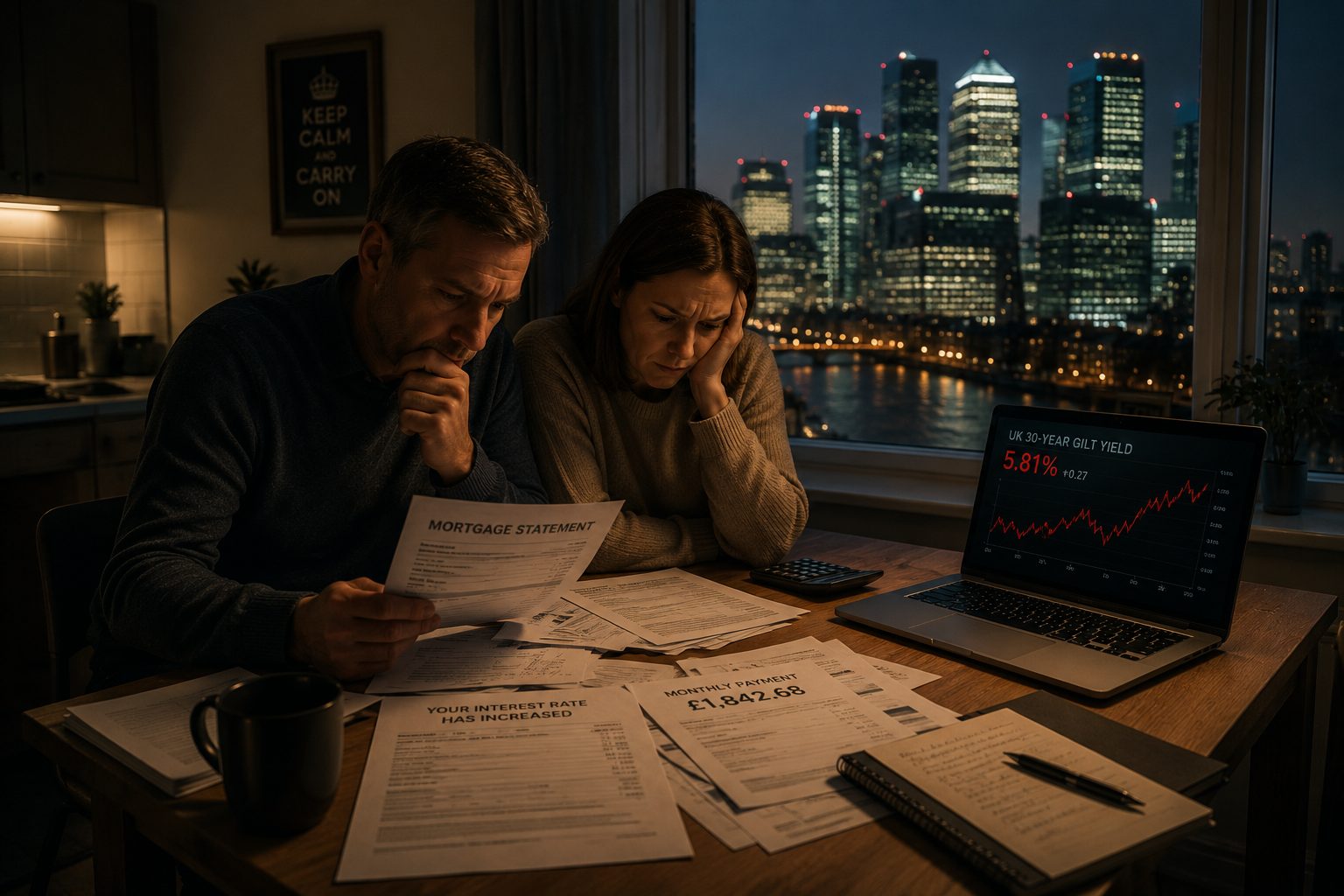 Higher long-term borrowing costs eventually move beyond financial markets and into everyday life through mortgages, pensions, household finances, and public spending pressures.
